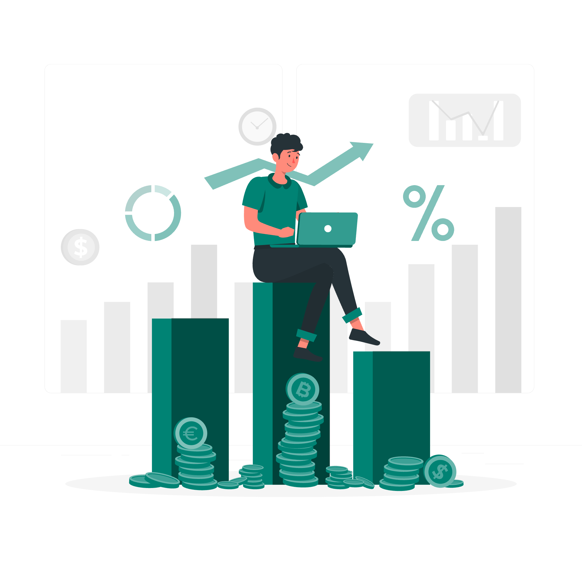 Illustration de croissance personnelle